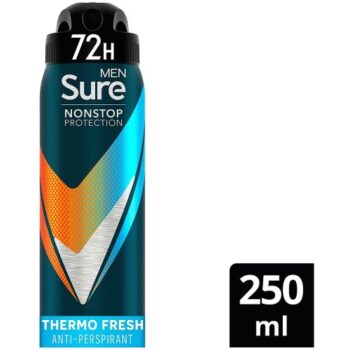 Sure Men Thermo Fresh 72h Nonstop Protection Antiperspirant Deodorant (250ml)