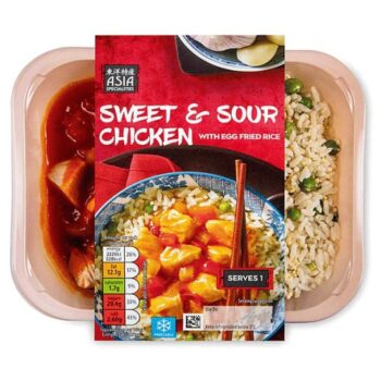 Sweet & Sour Chicken with Egg Fried Rice