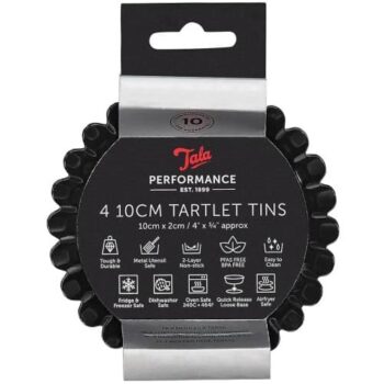 Tala 4 Non-stick Tart Tins dia (10cm)