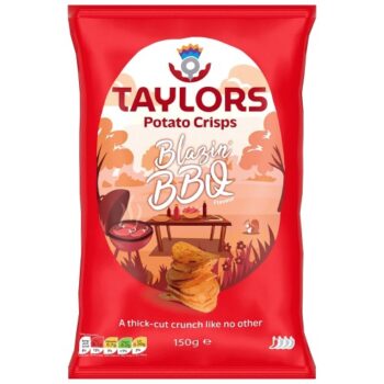 Taylors Blazin BBQ Flavour Potato Crisps