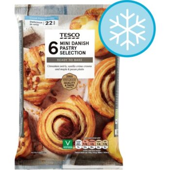Tesco 6 Mini Danish Pastry Selection (235g)