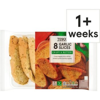 Tesco 8 Garlic Slices (235g)