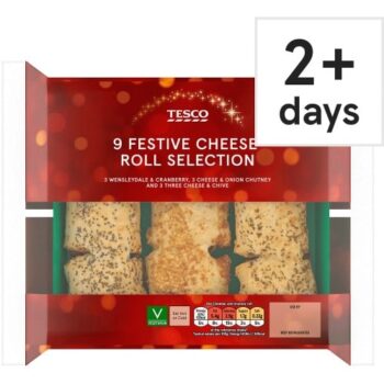 Tesco 9 Cheese Roll Selection Pack