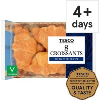 Tesco All Butter Croissants (8)