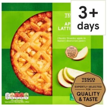 Tesco Apple Lattice Pie (500g)