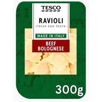 Tesco Beef Bolognese Fresh Ravioli (300g)