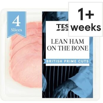 Tesco British Lean Ham on the Bone Slices (120g)