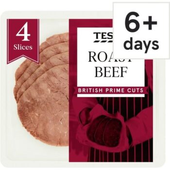 Tesco British Roast Beef Slices (90g)
