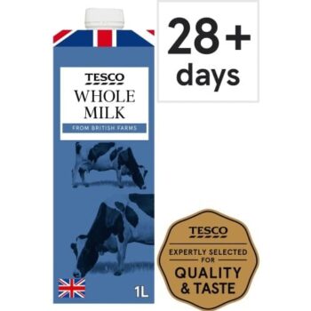 Tesco British Whole Milk Longlife Uht (1 Litre)