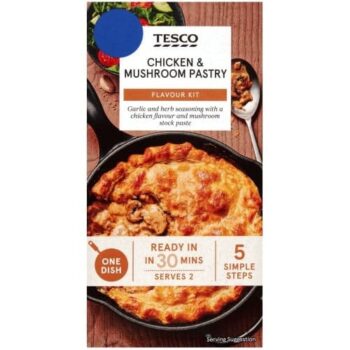 Tesco Chicken & Mushroom Pastry Flavour Kit (35g)