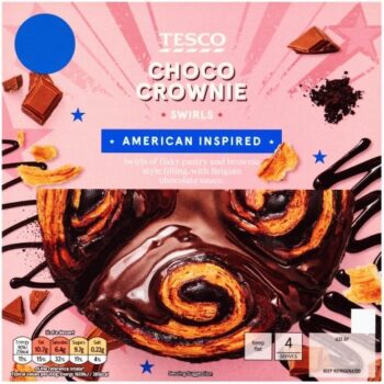 Tesco Choco Crownie Swirls (255g)