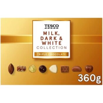 Tesco Collection Milk Dark & White Chocolate