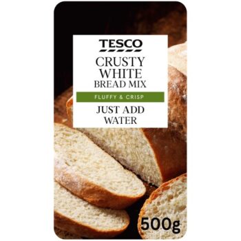 Tesco Crusty White Farmhouse Bread Mix (500g)