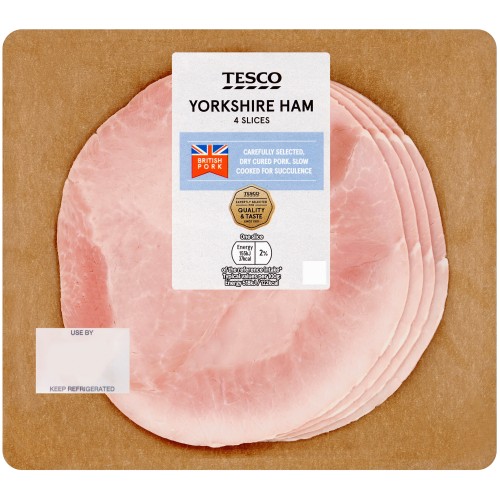 Tesco Deli Yorkshire Ham Slices (120g)