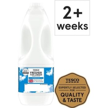 Tesco Filtered Whole Milk (2 Litre)