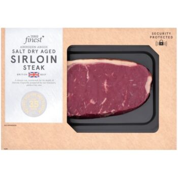 Tesco Finest AA Salt Dry Aged Beef Sirloin Steak (350g)