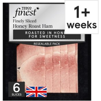 Tesco Finest Finely Sliced Honey Roast Ham (120g)