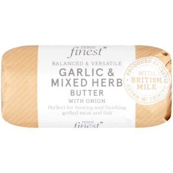Tesco Finest Garlic & Mixed Herb Butter With Onion (90g)