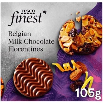 Tesco Finest Milk Chocolate Florentines (105g)