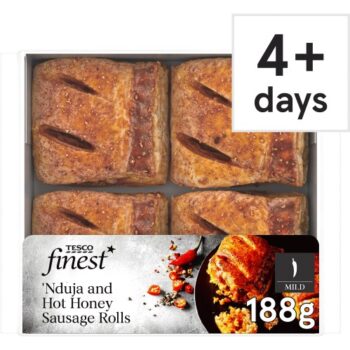Tesco Finest Nduja and Hot Honey Sausage Rolls (188g)