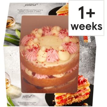 Tesco Finest Strawberries & Cream Cake