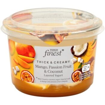 Tesco Finest Yogurt Mango Passionfruit & Coconut