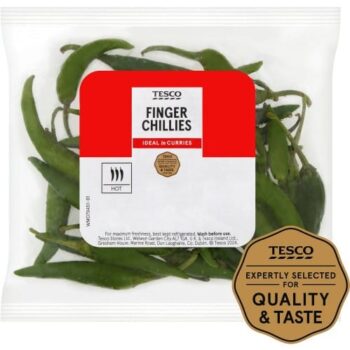 Tesco Finger Chillies (80g)