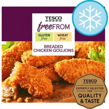 Tesco Free From Breaded Chicken Goujons (300g)