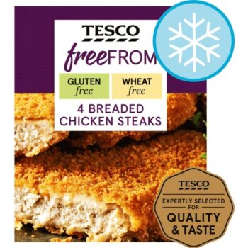 Tesco Free From Breaded Chicken Steaks (4 x 380g)