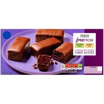 Tesco Free From Chocolate Coated Cake Slices