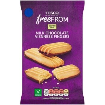 Tesco Free From Half Coated Viennese Fingers (120g)