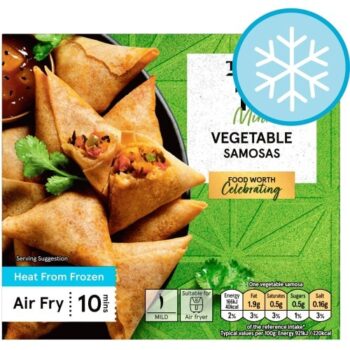 Tesco Frozen 12 Vegetable Samosas (216g)