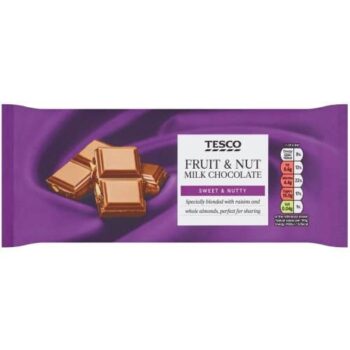 Tesco Fruit & Nut Milk Chocolate (200g)