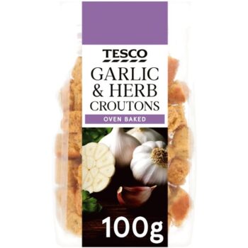 Tesco Garlic & Herb Croutons (100g)
