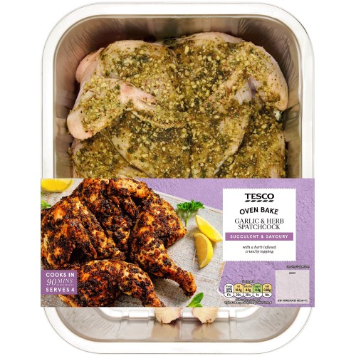 Tesco Garlic & Herb Spatchcock (1.5kg)