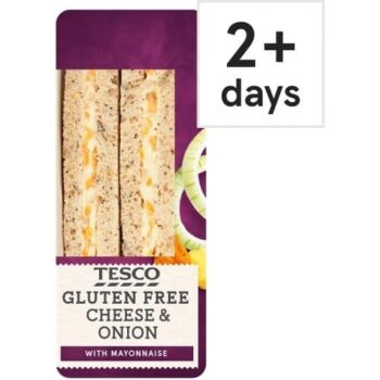 Tesco Gluten Free Cheese and Onion Sandwich