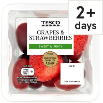 Tesco Grapes & Strawberries
