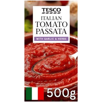 Tesco Italian Passata With Garlic & Herbs (500g)