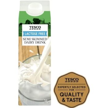 Tesco Lactose Free Semi Skimmed Dairy Drink