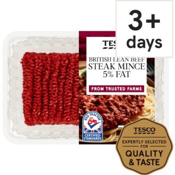 Tesco Lean Beef Steak Mince 5% Fat (750g)