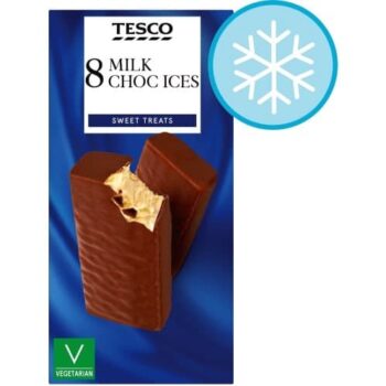 Tesco Milk Choc Ices (8 x 70ml)