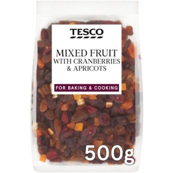 Tesco Mixed Fruit with Cranberries & Apricots (500g)
