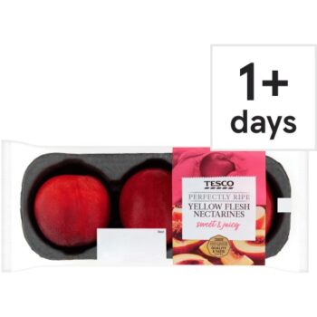 Tesco Perfectly Ripe Nectarines Minimum 3