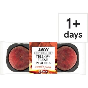 Tesco Perfectly Ripe Peaches Minimum