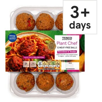 Tesco Plant Chef Meat-Free Balls (12 x 336g)