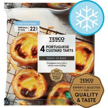 Tesco Portuguese Custard Tarts (4 x 208g)