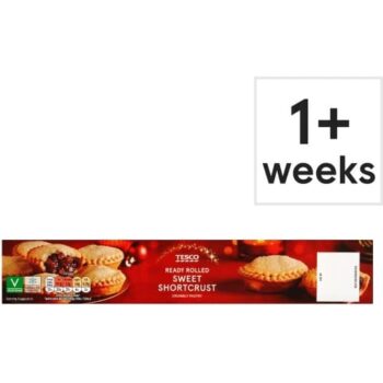 Tesco Ready Rolled Sweet Shortcrust Pastry