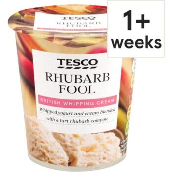 Tesco Rhubarb Fool (114g)