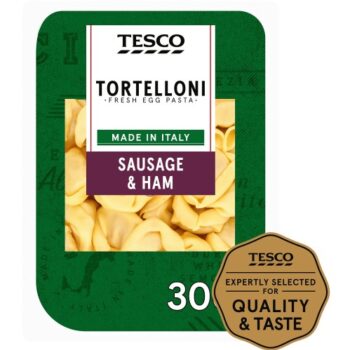 Tesco Sausage & Ham Fresh Tortelloni (300g)