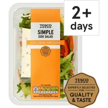 Tesco Simple Salad With Sour Cream And Chive (165g)